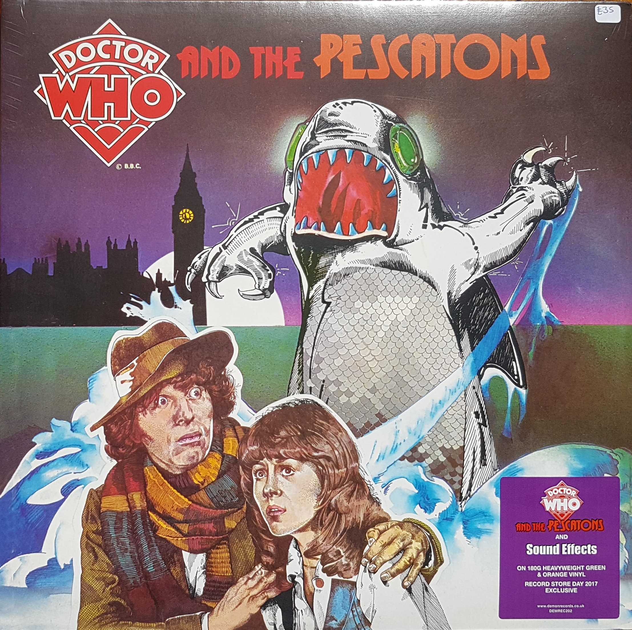 Picture of DEMREC 202 Doctor Who and the Pescatons and Sound Effects - Record Store Day 2017 by artist Various from the BBC records and Tapes library